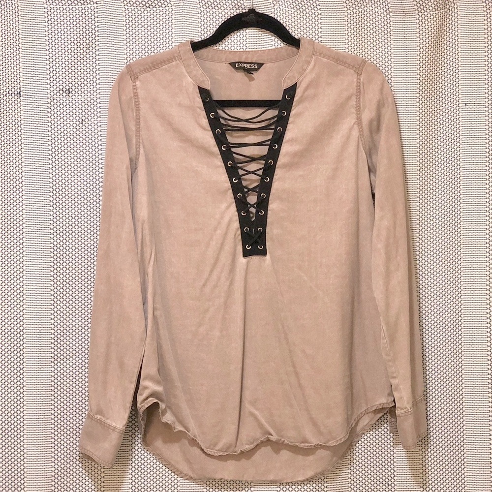 Lace up top from EXPRESS